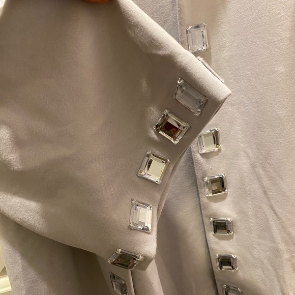 Sandra & Andre Long Jeweled Studded Cardigan- L - Picture 4 of 7